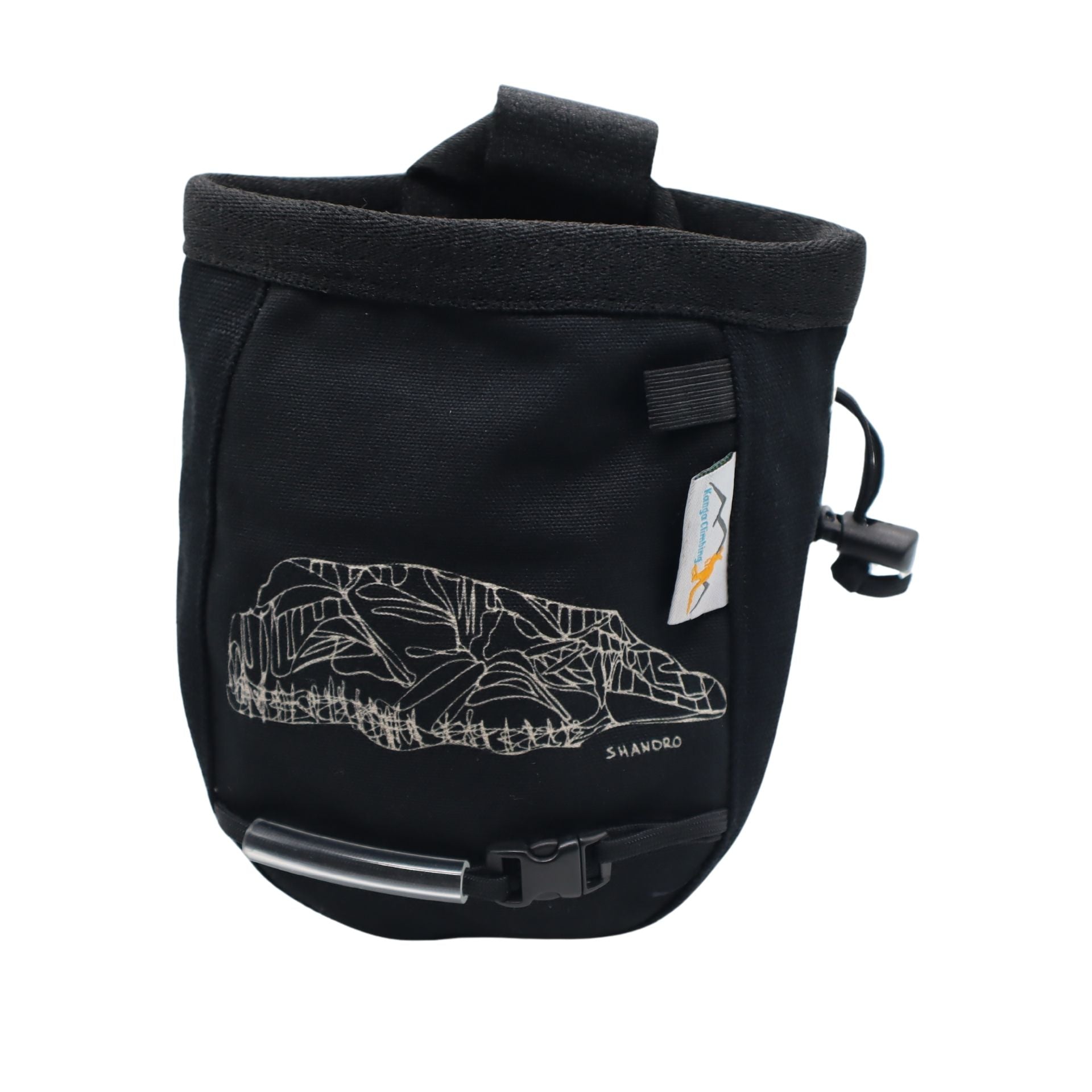 Kanga Climbing Chalk Bag - Shandro Outline