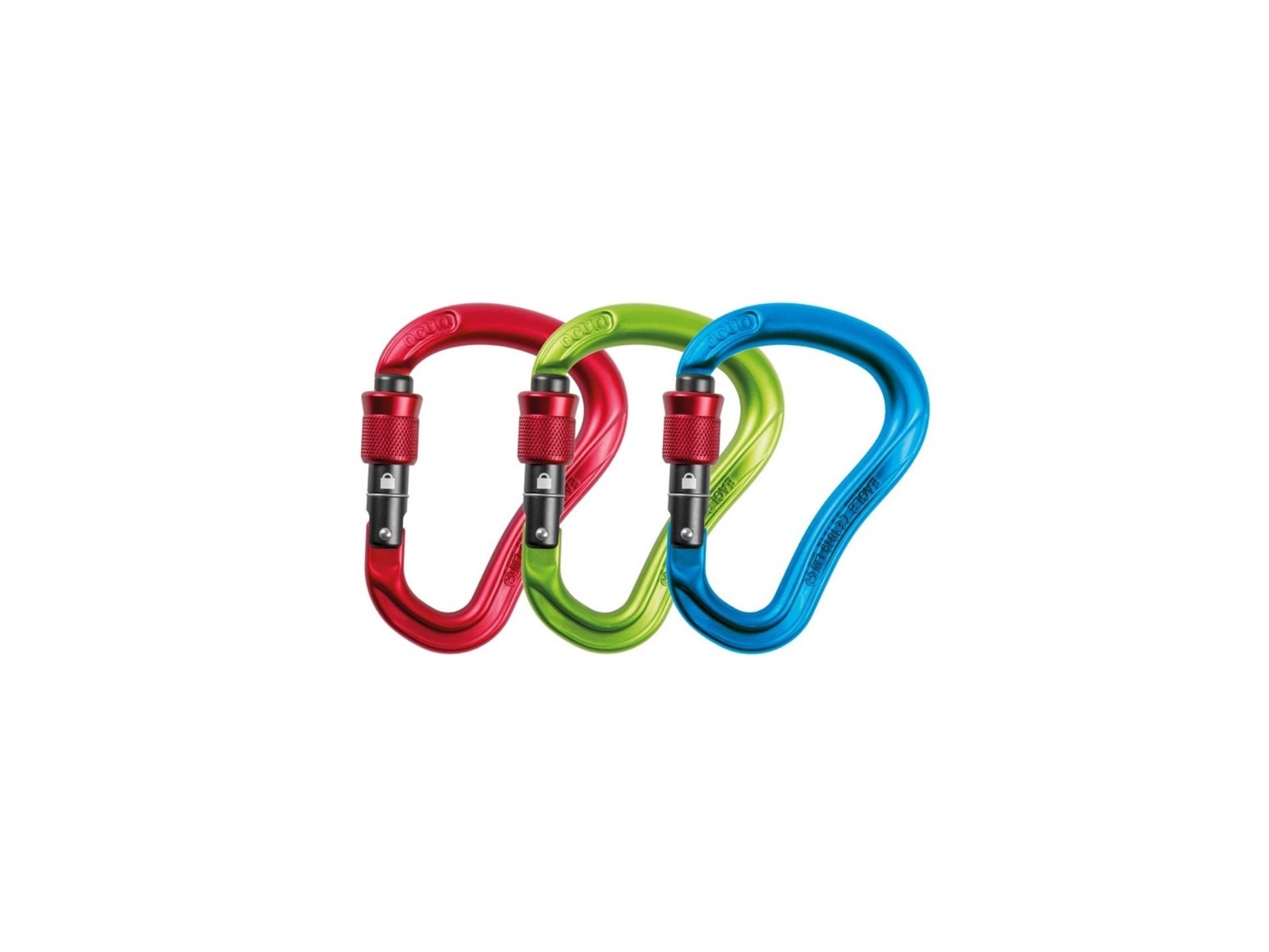 Ocun Eagle HMS Screw Carabiner - 3 Pack - Happy Biner
